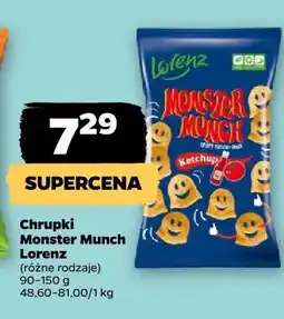 Netto Chrupki Monster Munch Lorenz Original oferta
