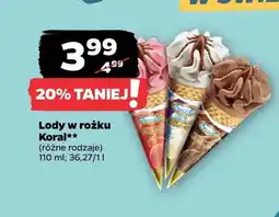 Netto Lody w rożku Koral oferta