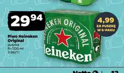 Netto Piwo Heineken Original 6-pak oferta