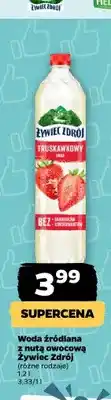 Netto Woda źródlana z nutą owocową Żywiec Zdrój oferta