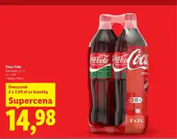 Lidl Napój gazowany Coca-Cola Original Taste 2-pak oferta