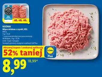 Lidl Mięso mielone z szynki Rzeźnik XXL oferta