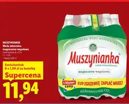 Lidl Woda mineralna magnezowo-wapniowa Muszynianka 6-pak oferta