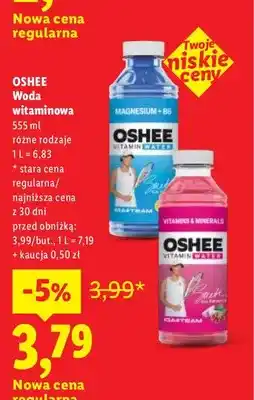 Lidl Woda witaminowa Oshee oferta
