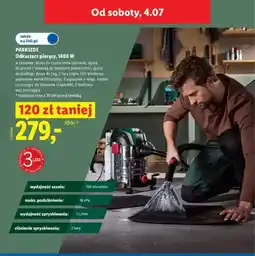 Lidl Odkurzacz piorący Parkside 1600W oferta