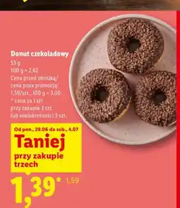 Lidl Donut czekoladowy oferta