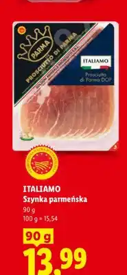 Lidl Szynka parmeńska Italiamo oferta