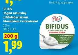Lidl Jogurt naturalny Bifidus Pilos oferta