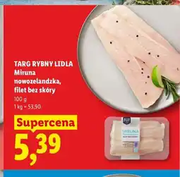 Lidl Filet z miruny nowozelandzkiej bez skóry Targ Rybny Lidla oferta