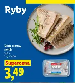 Lidl Dorsz czarny porcje Targ Rybny Lidla oferta