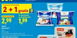 Lidl Ser Mozzarella Pilos oferta