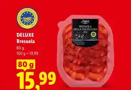 Lidl Szynka wołowa Bresaola Deluxe oferta