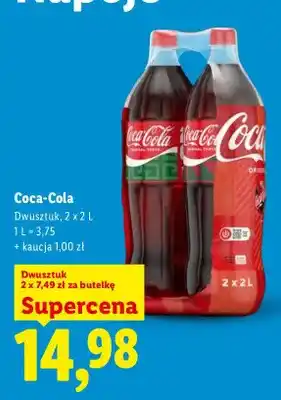 Lidl Napój gazowany Coca-Cola 2-pak oferta