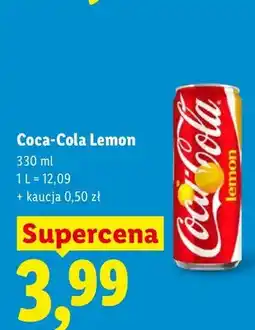 Lidl Napój gazowany Coca-Cola Lemon oferta