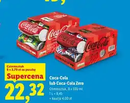 Lidl Napój gazowany Coca-Cola 8-pak oferta
