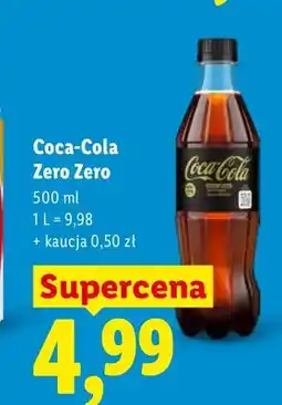 Lidl Napój gazowany Coca-Cola Zero Zero oferta