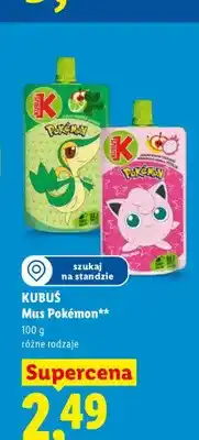 Lidl Mus Kubuś Pokémon oferta