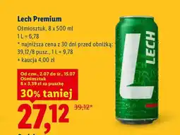 Lidl Piwo Lech Premium 8-pak oferta