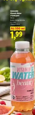 Lidl Napój Saguaro Vitamin Water beauty oferta