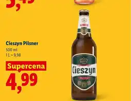 Lidl Piwo Cieszyn Pilsner oferta