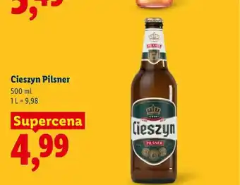 Lidl Piwo Cieszyn Pilsner oferta