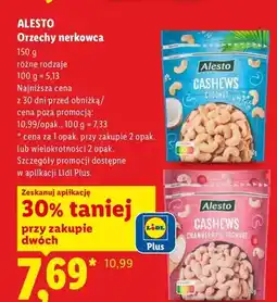 Lidl Orzechy nerkowca Alesto Coconut oferta