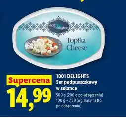 Lidl Ser podpuszczkowy w solance Topika Cheese 1001 Delights oferta