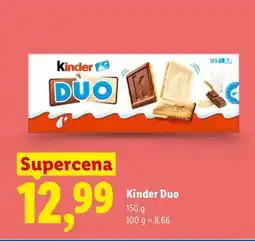 Lidl Ciastka Kinder Duo oferta