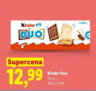 Lidl Ciastka Kinder Duo oferta