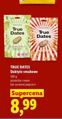 Lidl Daktyle smakowe True Dates Caramel Popcorn oferta