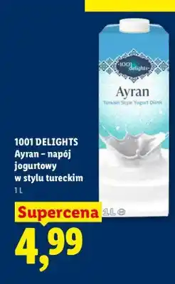 Lidl Napój jogurtowy Ayran w stylu tureckim 1001 Delights oferta