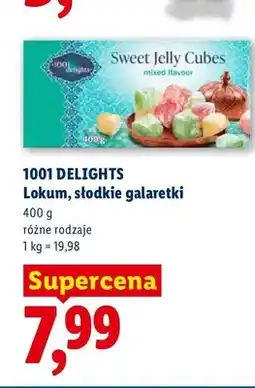 Lidl Lokum słodkie galaretki 1001 Delights oferta