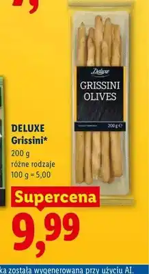 Lidl Grissini z oliwkami Deluxe oferta