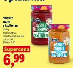 Lidl Dżem z ksylitolem truskawkowy Stovit oferta