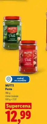 Lidl Pesto Pomodoro Basilico Genovese DOP Mutti oferta