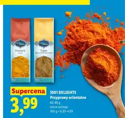 Lidl Przyprawa orientalna Kurkuma 1001 Delights oferta
