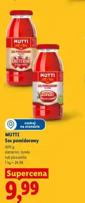 Lidl Sos pomidorowy datterini Mutti oferta