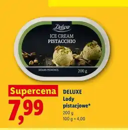 Lidl Lody pistacjowe Deluxe oferta