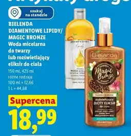 Lidl Rozświetlający eliksir do ciała Bielenda Magic Bronze oferta