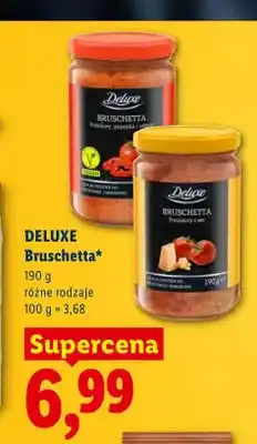 Lidl Bruschetta z pomidorami papryką i cebulą Deluxe oferta