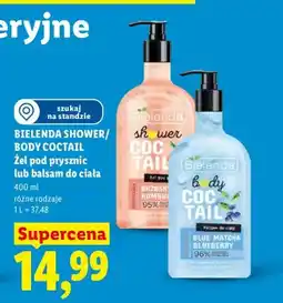 Lidl Żel pod prysznic Bielenda Shower Coctail oferta