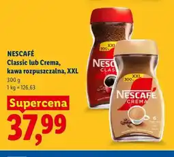 Lidl Kawa rozpuszczalna Nescafé Crema XXL oferta