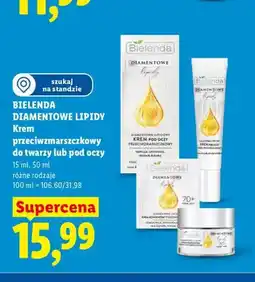 Lidl Krem przeciwzmarszczkowy do twarzy Bielenda Diamentowe Lipidy oferta