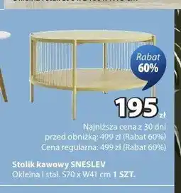 JYSK Stolik kawowy SNESLEV oferta