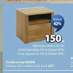 JYSK Stolik nocny Vedde oferta