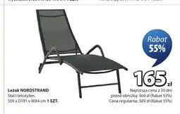 JYSK Leżak NORDSTRAND oferta