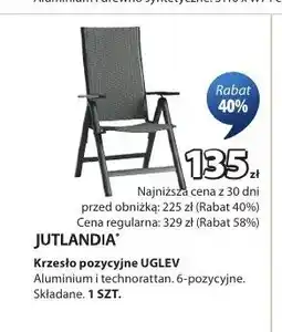 JYSK Krzesło pozycyjne Jutlandia Uglev oferta