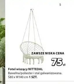 JYSK Fotel wiszący Nittedal oferta