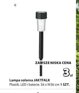 JYSK Lampa solarna JAKTFALK oferta