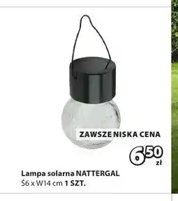 JYSK Lampa solarna NATTERGAL oferta